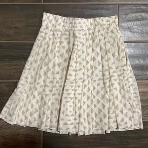 Club Monaco cotton pleated skirt, size XS, EUC